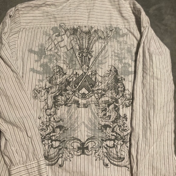 MK Machine Long Sleeve Shirt Arizona Jeans Co. Bootcut - Picture 4 of 15